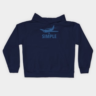 Plane And Simple Kids Hoodie